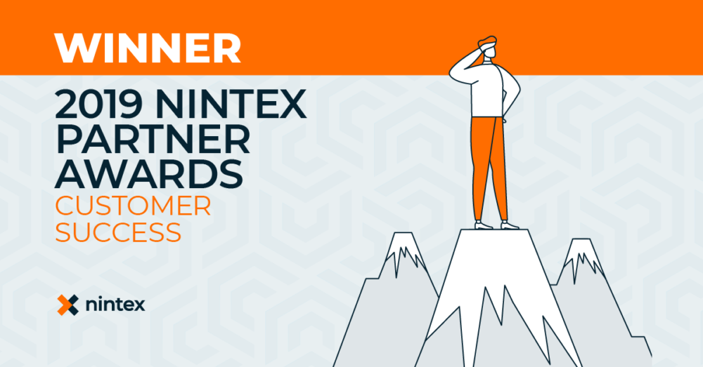 Nintex 2019 Partner Awards Winner
