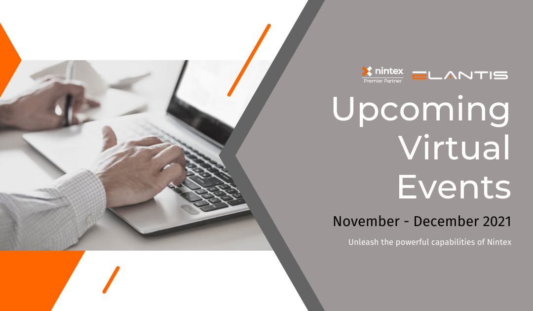 Upcoming Virtual Events with Nintex