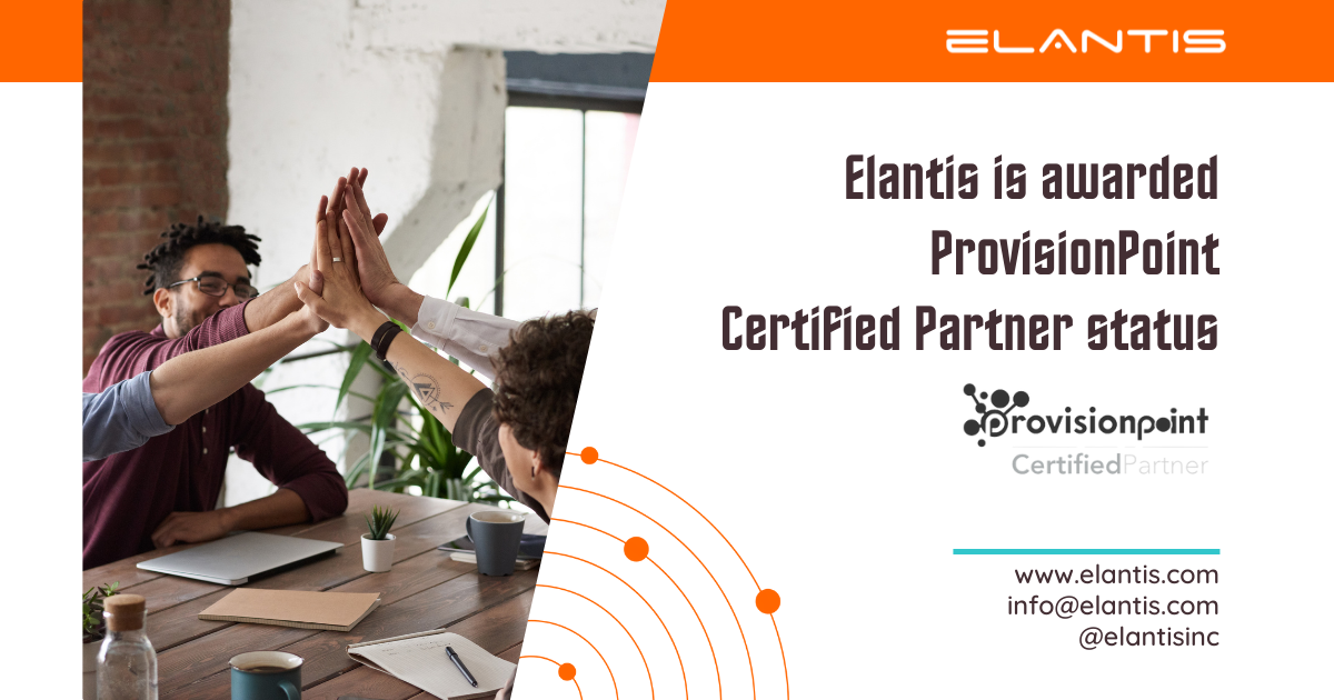 Elantis is awarded ProvisionPoint Certified Partner status