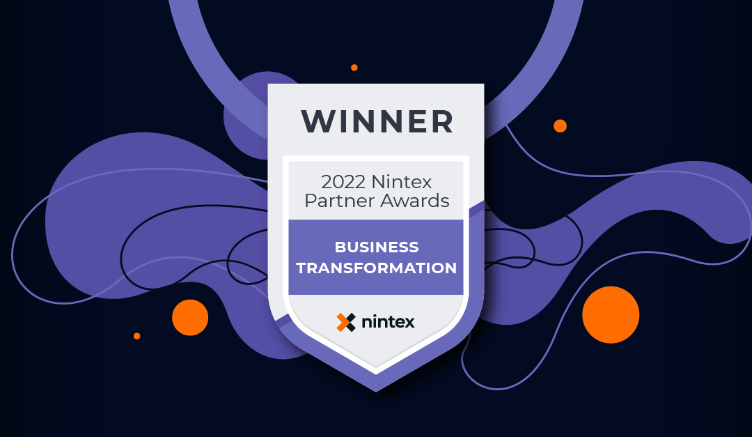 Elantis Wins 2022 Nintex Partner Award for Business Transformation