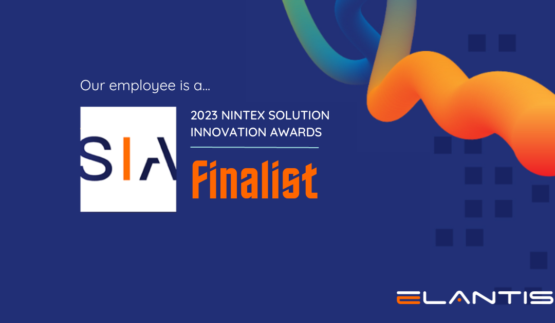 Elantis Employee Named Finalist in the 2023 Nintex Solution Innovation Awards