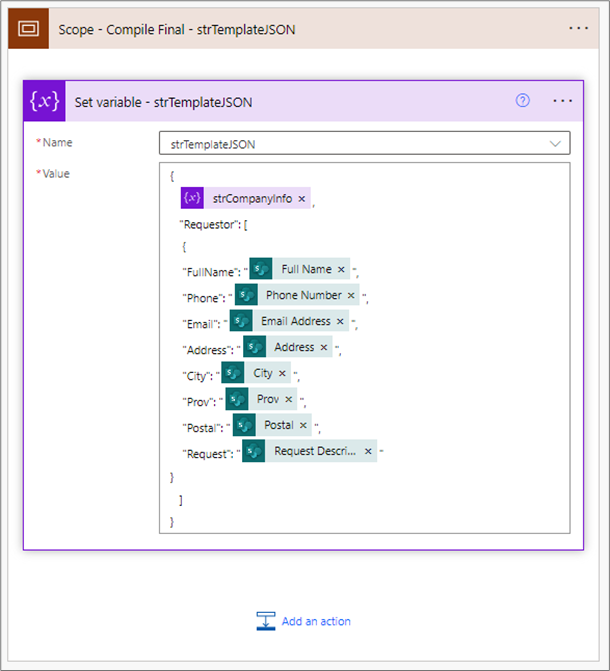 Power Automate Flow – Compile all JSON into a Single Element