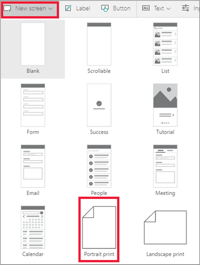 Option 3 – PowerApps Print() Screen which offers limited formatting capabilities.